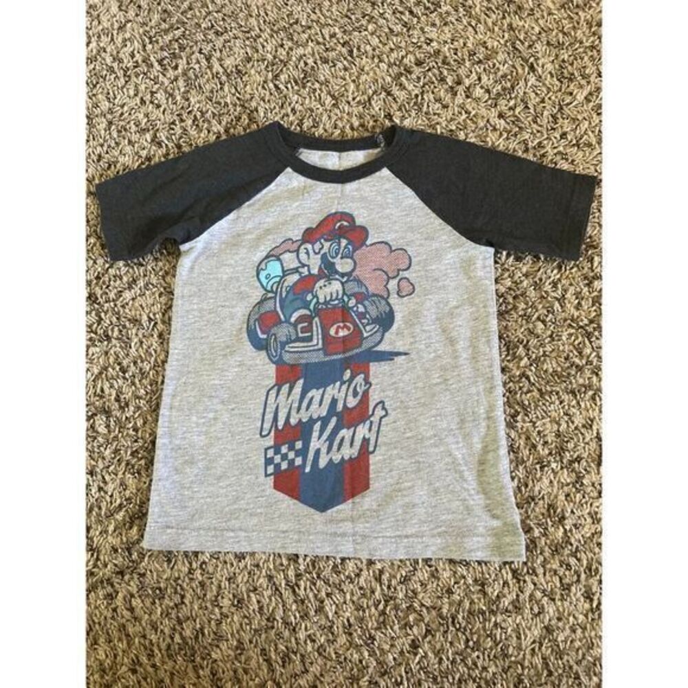 Jumping Beans Mario Kart Gray‎ shirt size 4